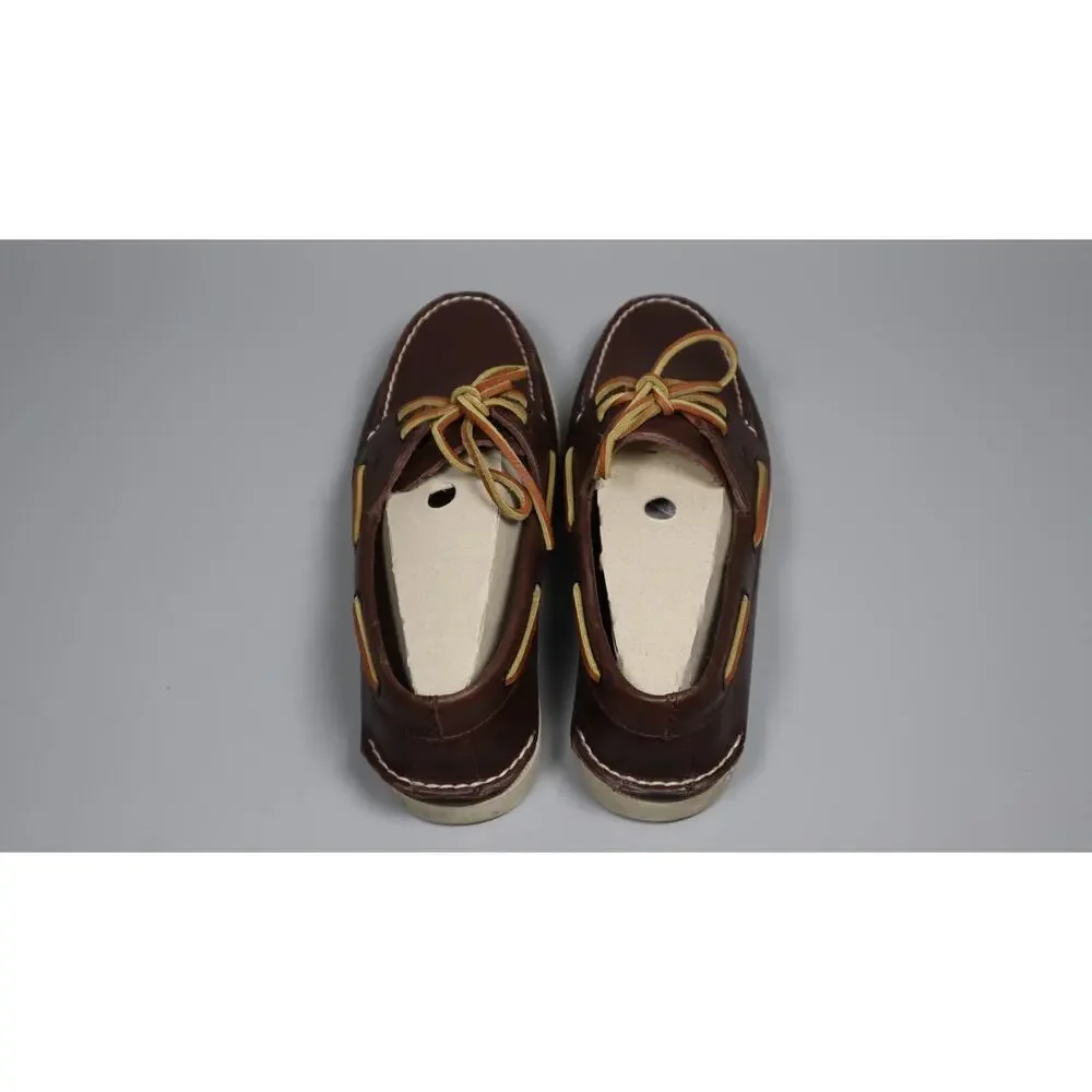 Sperry Men's Authentic Original 2-Eye Leather Boat Shoes Dark Brown Size 10.5